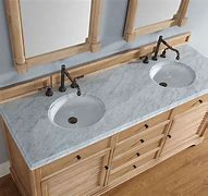 Image result for Double Sink Bathroom Vanities Oak