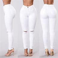 Image result for High-Waisted Slim Jeans