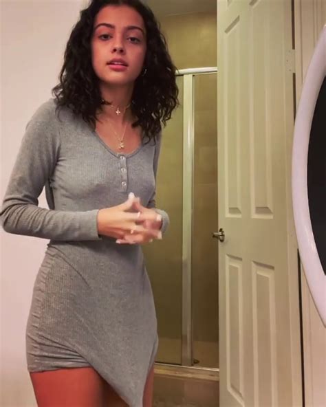 Malu Trevejo Trying To Do A Handstand