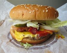 Image result for Burger King Bacon Cheeseburger