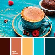 Image result for Cyan and Orange