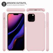 Image result for iPhone 11 Pro Silver with Pink Silicone Case and Pop Socket