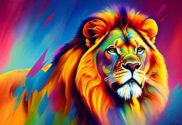Image result for Lion Colorful Pics