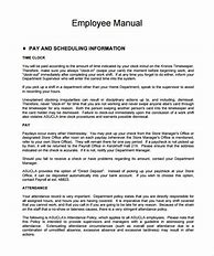 Image result for Employee Policy Manual Template