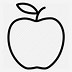 Image result for Apple Clip Art BW