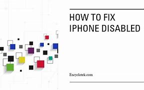 Image result for How to Fix iPhone Disabled Connect iTunes