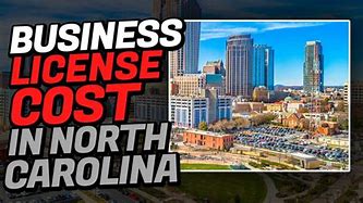 Image result for North Carolina Business License