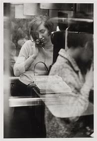 Image result for Woman in Telephone Kiosk