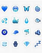 Image result for Aesthetic Blue Emojis Gifts