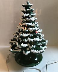 Image result for Vintage Handmade Ceramic Christmas Tree