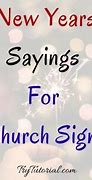 Image result for New Year Church Sign Quotes