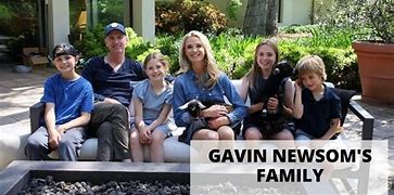 Image result for Gavin Newsom Family Photo