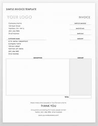 Image result for Invoice Template Word Doc