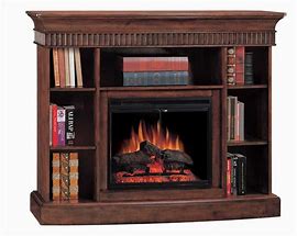 Image result for Book Shelf above an Elctric Wall Fireplace Unit