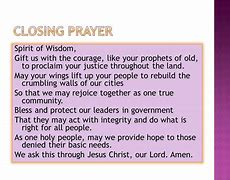 Image result for Sunday School Closing Prayer