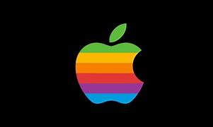 Image result for Rainbow Apple Logo with Black Outline