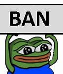 Image result for Pepe Ban Emoji