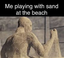 Image result for Sad Man On Beach Meme