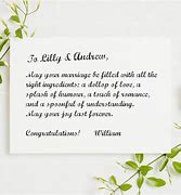 Image result for Wedding Card Messages