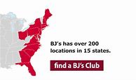 Image result for BJ's Wholesale Club Locations Map