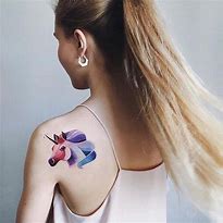 Image result for Rainbow Unicorn Tattoo