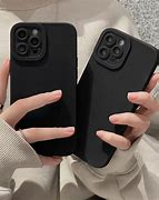 Image result for iPhone 13 Black with Grey Silicone Case