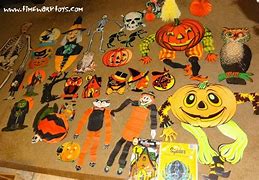 Image result for 1960s Halloween Bat Decoration