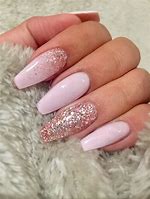 Image result for pink glitter nail