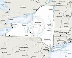 Image result for New York Political Map