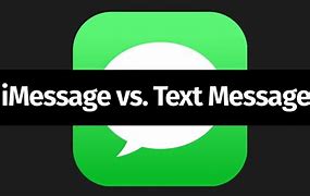 Image result for iMessage vs Text Message