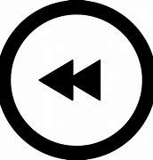 Image result for Rewind Button Icon