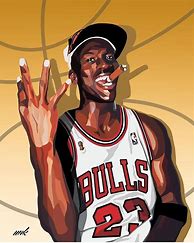 Image result for NBA Art MJ