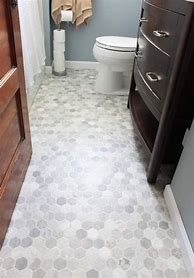 Image result for Small Hexagon Tile Bathroom Floor