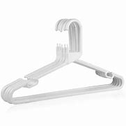 Image result for White Plastic Hangers