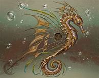 Image result for Steampunk Seahorse Drawings