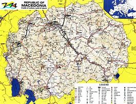 Image result for Reljef Geografska Karta Na Makedonija