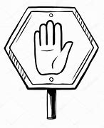 Image result for Stopped Cartoon. Sign