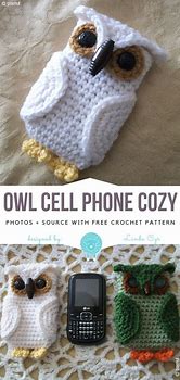 Image result for Crochet Owl Phone Case