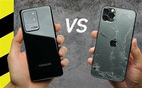 Image result for Samsung vs iPhone Drop