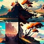 Image result for Stylized Landscape Texture