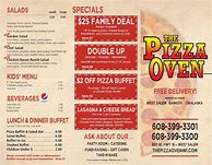 Image result for Pizza Oven Menu