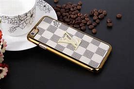 Image result for LV White Leather Phone Case