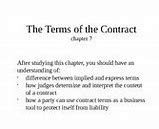 Image result for Contract Terms