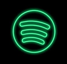 Image result for Neon Green Clean Playlist Logo