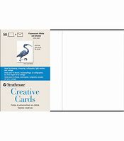 Image result for Strathmore Cards and Envelopes 100Pk Fluorescent White