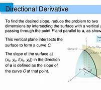 Image result for Directional Derivative DefinitionA