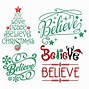 Image result for Believe Christmas SVG Free