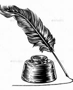 Image result for Writing Feather Drawing