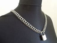 Image result for Lock Chain Necklace