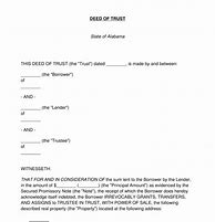Image result for Deed of Trust Document